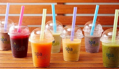 Celebrity Cruises - Celebrity Millennium - Spa Cafe & Juice bar smoothies